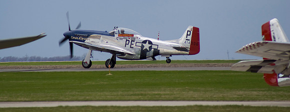 P51D Mustang Takes Off