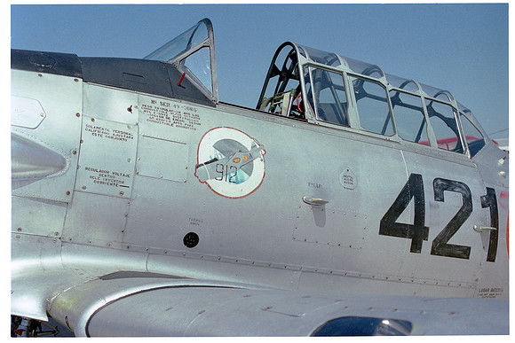 12 T-6 Texan cockpit