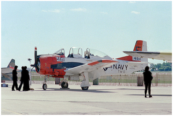 16a1 T-28C Navy trainer, port side