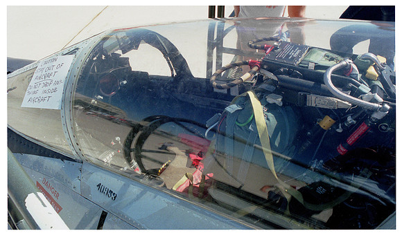 22a1 F-4D Phantom II Pilot Cockpit