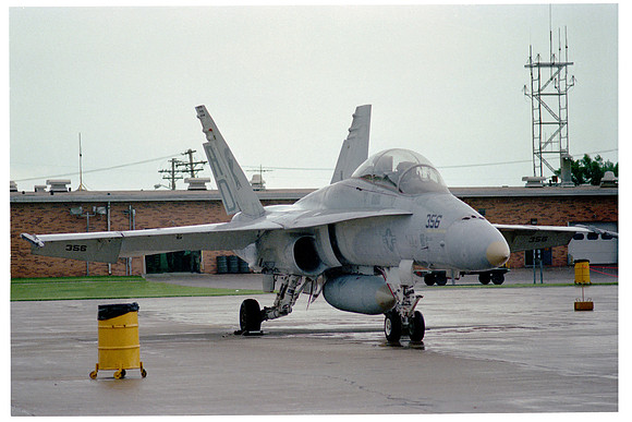 a11a1 FA-18 Hornet starboard nose