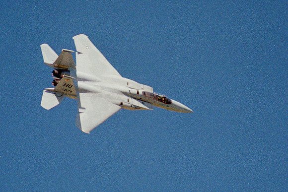f23 F-15A Eagle top dive in air