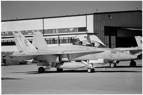 a23bw FA-18 Hornet Starboard Nose