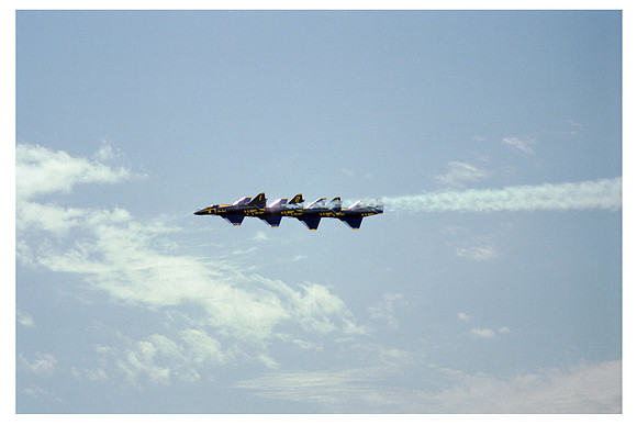 c07i Blue Angel Echelon Parade