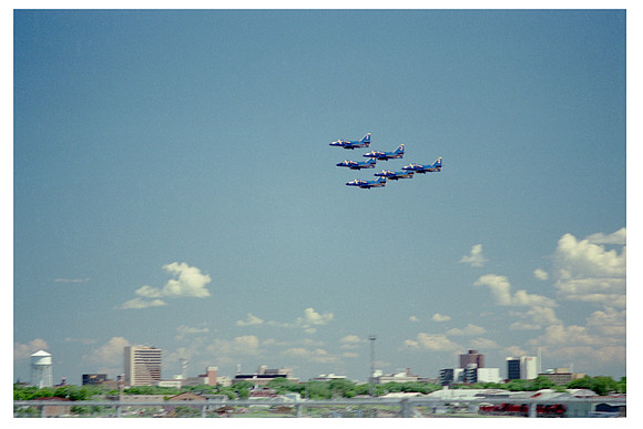 e21 Blue Angel Delta Over Fargo