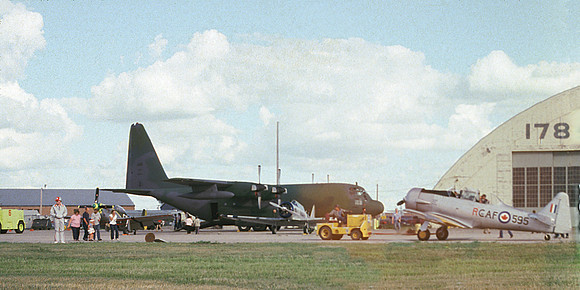 23 C-130A Hercules starboard side