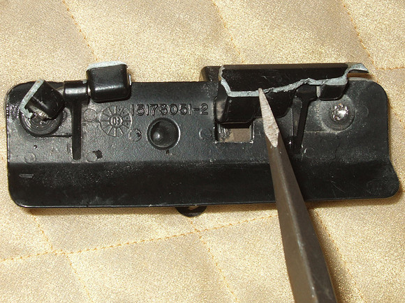 Broken Rear Astro Van Door Handle.