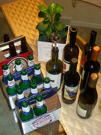 Beer And Wine Empty And Full