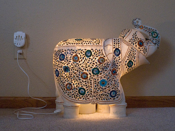 Lit Elephant