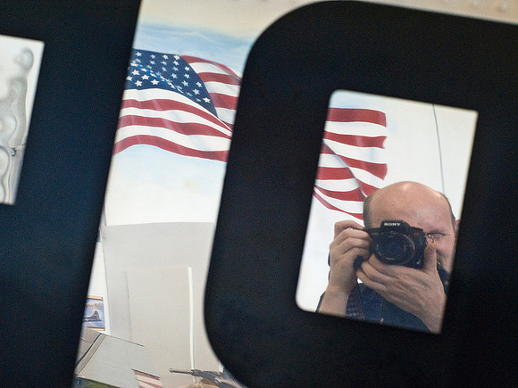 Patriot Self-Portrait In P-51D Mustang