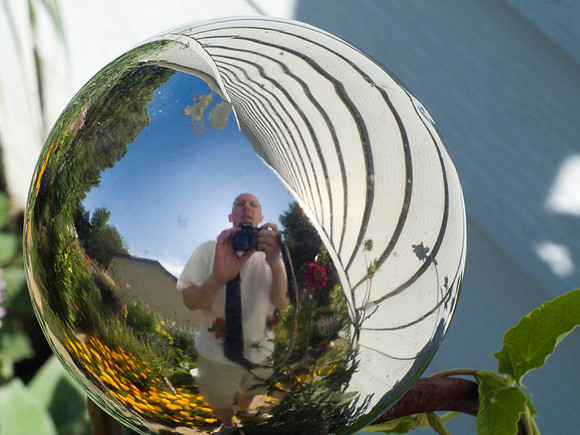 Gazing Ball Self-Portrait