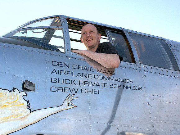 General Maas in B-25J