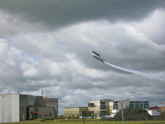 Blue Angels Over NDSU Technology Park