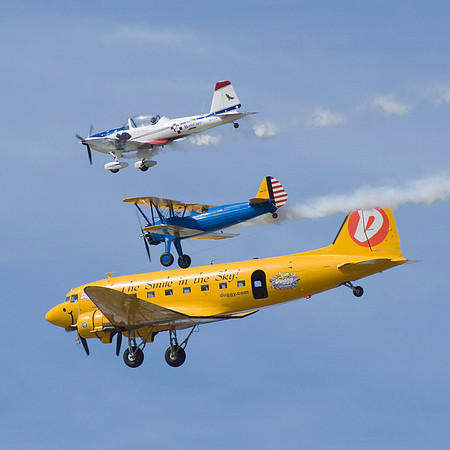 Duggy, Chipmunk, And Stearman