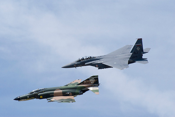 Phantom And Eagle Heritage Flight
