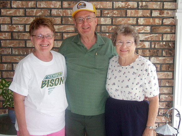 Char, Gene, And Norma On Our Porch