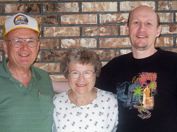 Gene, Norma, And Craig Maas On Our Porch