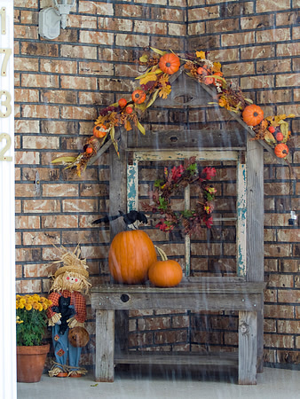 Halloween Porch Display