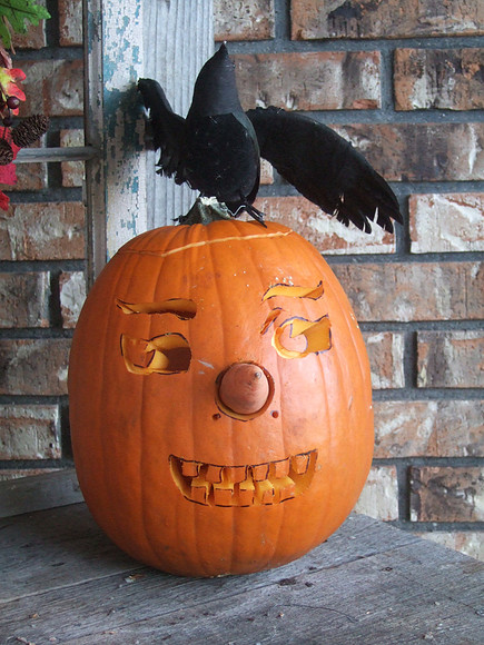 Crow & Pumpkin Man