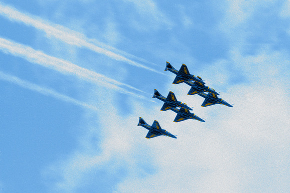 e29c Blue Angels 6-plane diamond