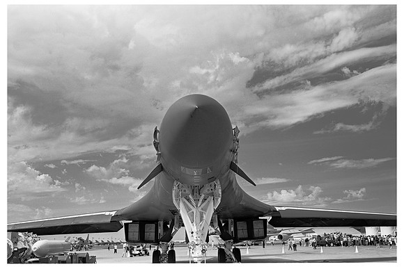 18 B-1B Lancer under nose