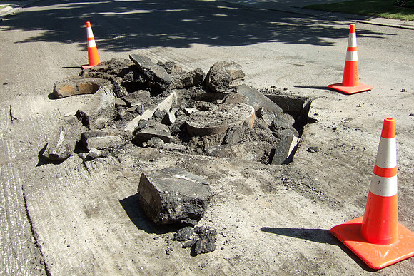 Broken Pavement