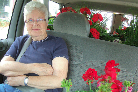 Van Full Of Flowers