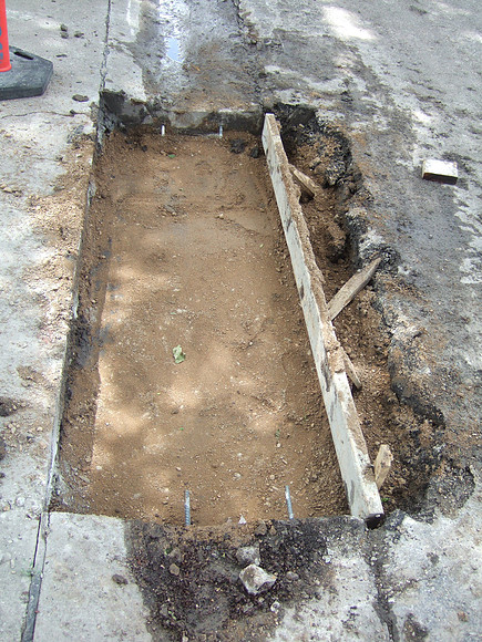 Our Driveway Curb