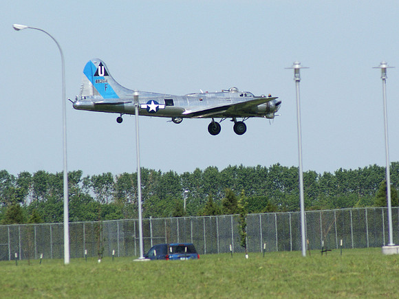B-17G Returns From Successful Mission