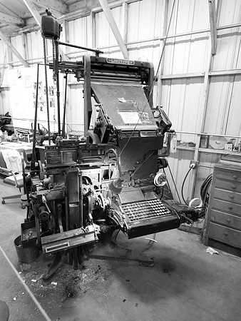 Hawley Herald, Linotype Model 5