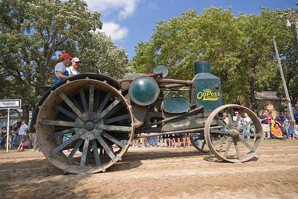 Small Rumely Oil Pull Tractor