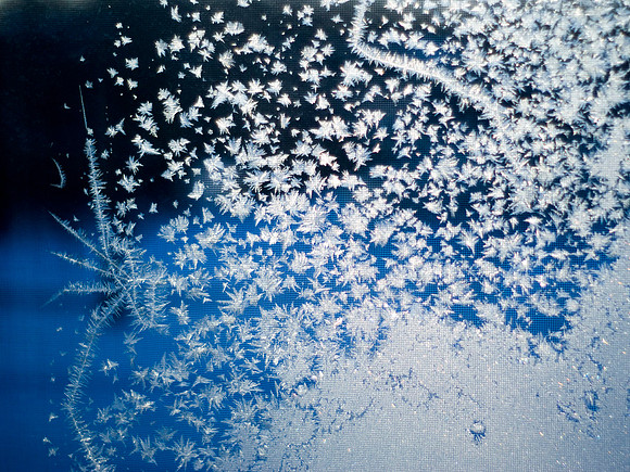 Frosty Bedroom Window