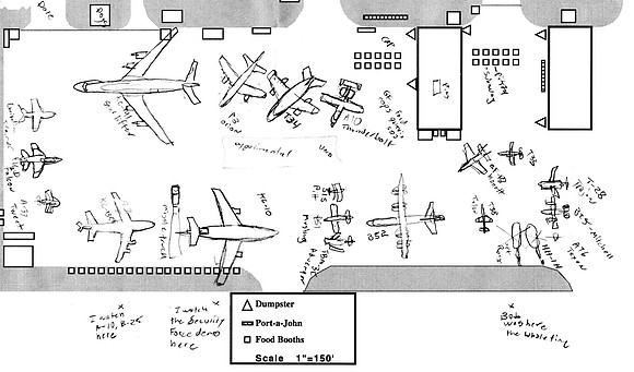 1996 GFAFB Friends & Neighbors Day map