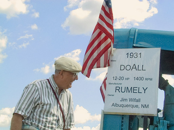 Duane With 1931 Rumely