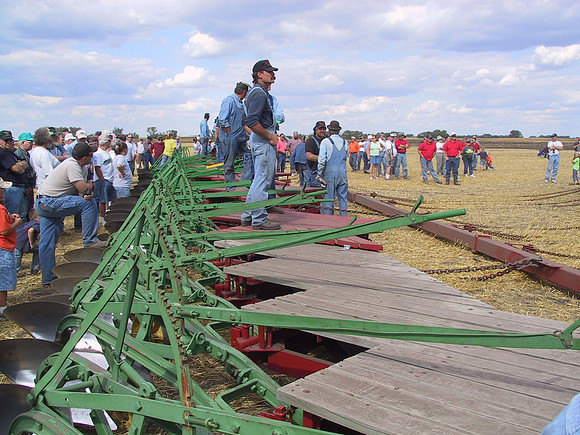 Standing On The Plow Deck
