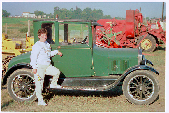 Char With Green Ford