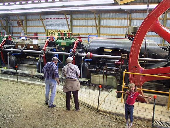 Ray And Duane Look At The Snow Engine