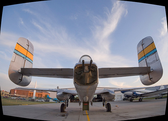 B-25 Twin Boom Tail