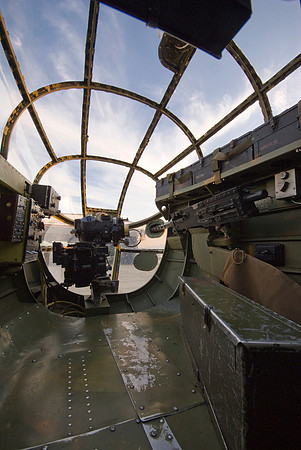 B-25J Nose Gunner Position