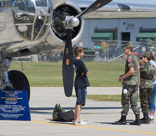 CAP Cadets Tour The B-25J
