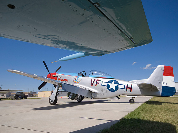 Mustang Under Wing