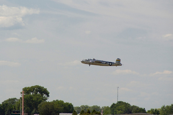 B-25J Takes Off