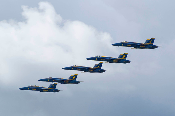 Blue Angels 5 In A Line