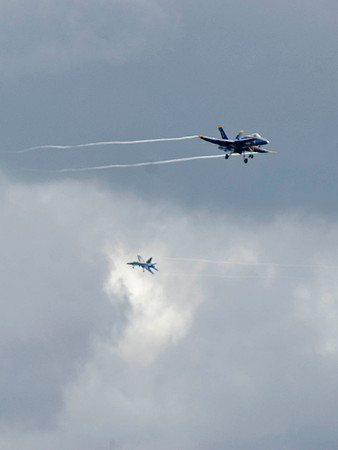Blue Angels Coming Around To Land