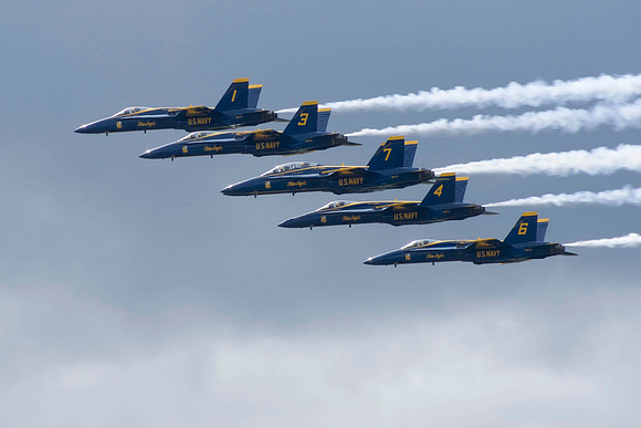 Blue Angels 5 In A Line