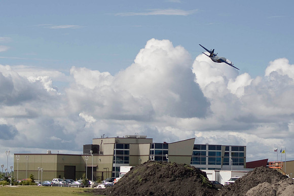 Fat Albert Flies Over NDSU Technology Park