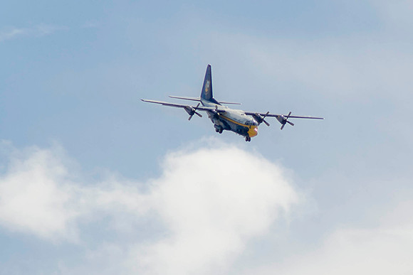 Fat Albert Does A High Angle Combat Landing