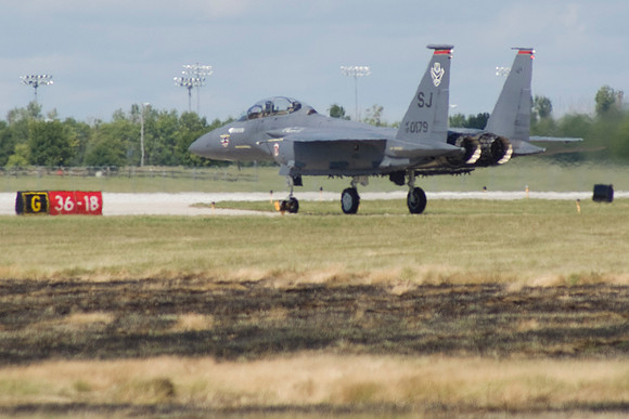 The Eagle Taxis To The NDANG Hanger