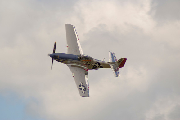 P-51D Makes A Pass