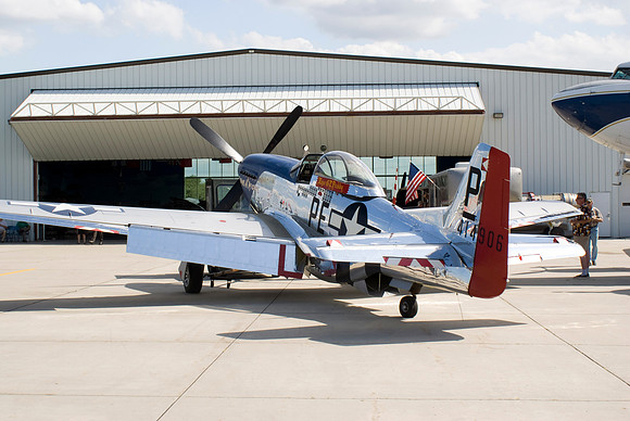 Mustang Out Of The Hanger